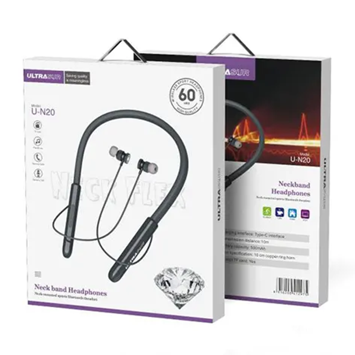 هندزفری بلوتوثی اولتراسور مدل U-N20-small-image