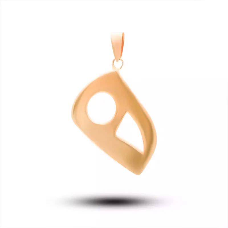 پلاک طلا 18عیار طرح ه نیمانی