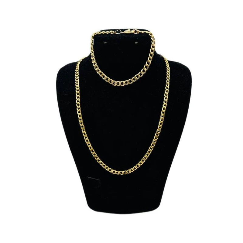 نیم ست طلا 18 عیار زنانه کامک مدل کارتیه