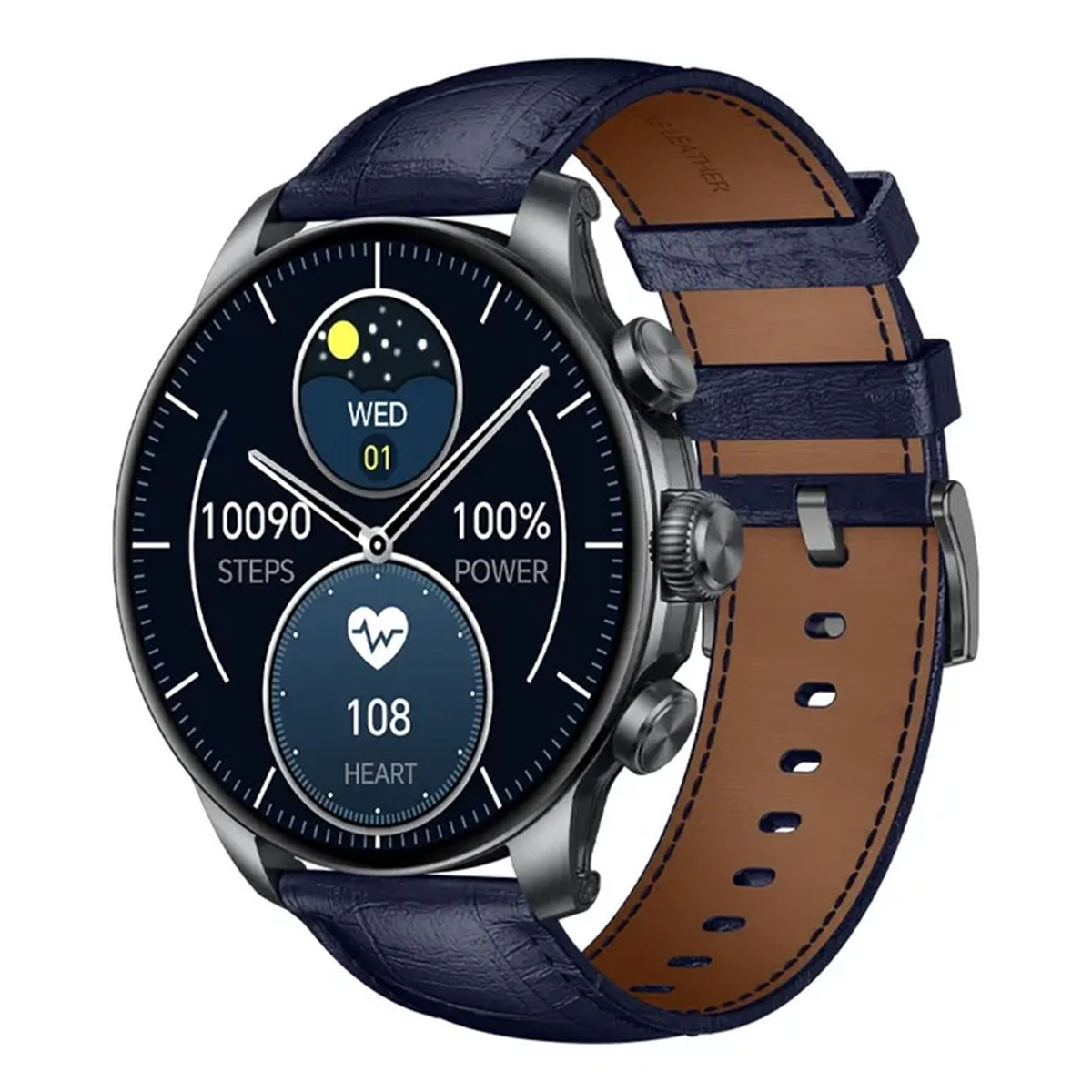 ساعت هوشمند گلوریمی مدل GX CLASSICFIT (LIMITED EDITION) بند چرمی-small-image