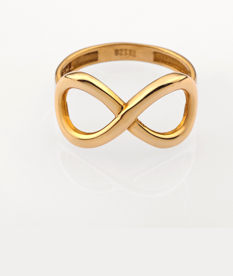 انگشتر طلا 18 عیار زنانه اپال گلد مدل بی نهایت  کد SH0400 سایز 57