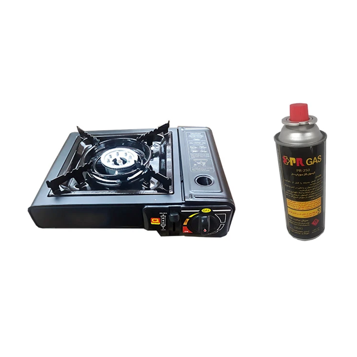 اجاق سفری پارس رگولاتور مدل 6499 به همراه کپسول گاز سفری-small-image