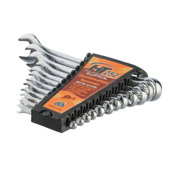 آچار یکسر تخت و یکسر رینگی  مدل HT 252 مجموعه 12عددی