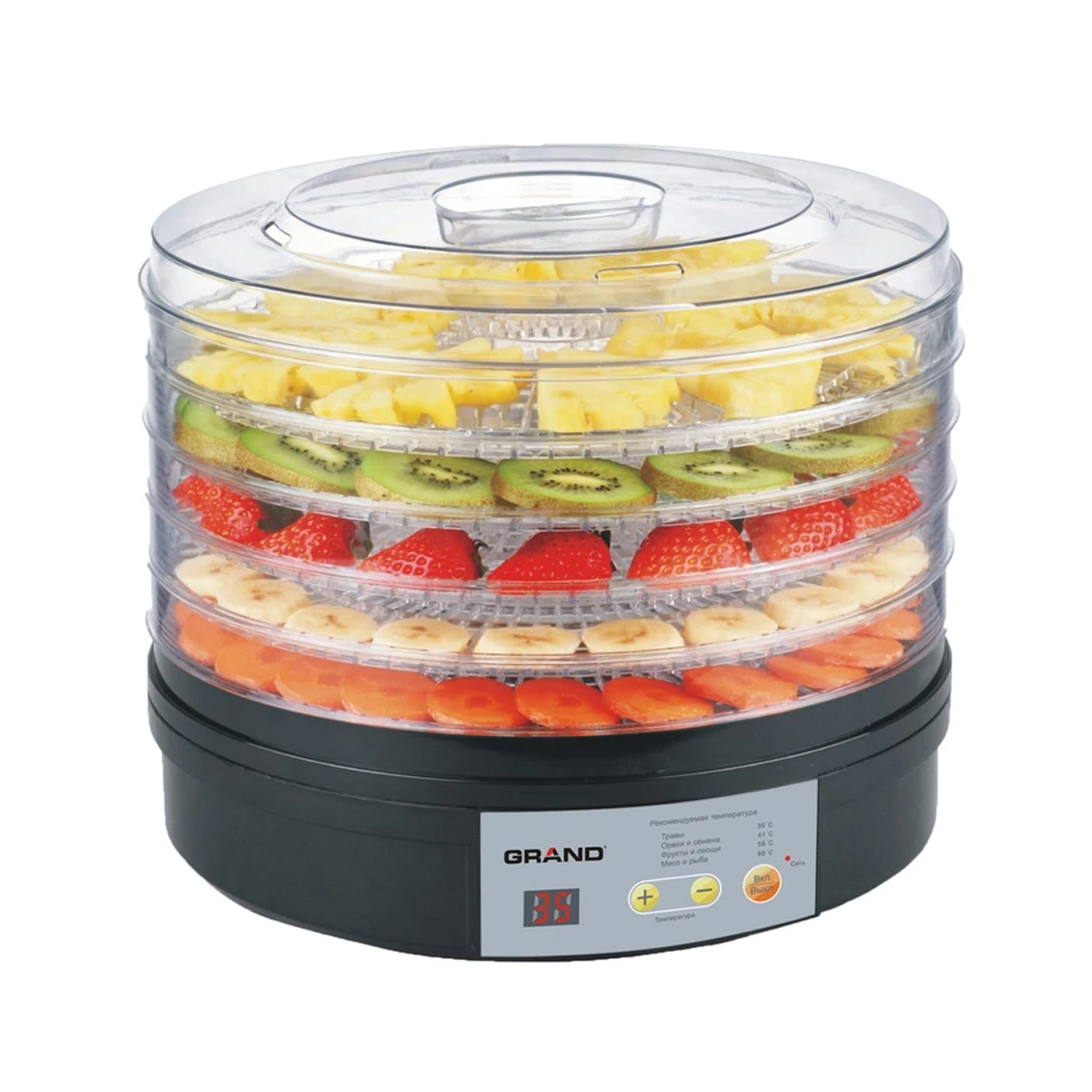 میوه و سبزی خشک کن گرند مدل gr-1212-small-image