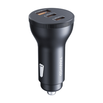 شارژر فندکی 78 وات ترانیو مدل T-C25 به همراه کابل USB-C