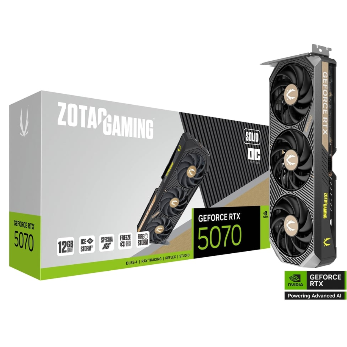 کارت گرافیک زوتک مدل GAMING GeForce RTX 5070 SOLID OC 12GB-small-image