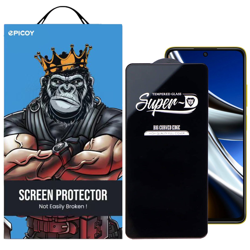 گلس گوشی شیائومی Poco X4 Pro 5G / Poco F3 / Redmi K40 / K40 Pro / K40 Pro Plus / 11i /11X /11 X Pro اپیکوی مدل Super 5D