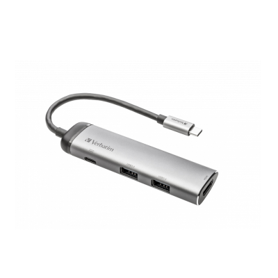 هاب 4 پورت USB-C ورباتیم مدل 49140