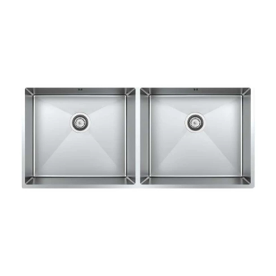 سینک ظرفشویی استیل توکار دو لگنه کن مدل BCN 88