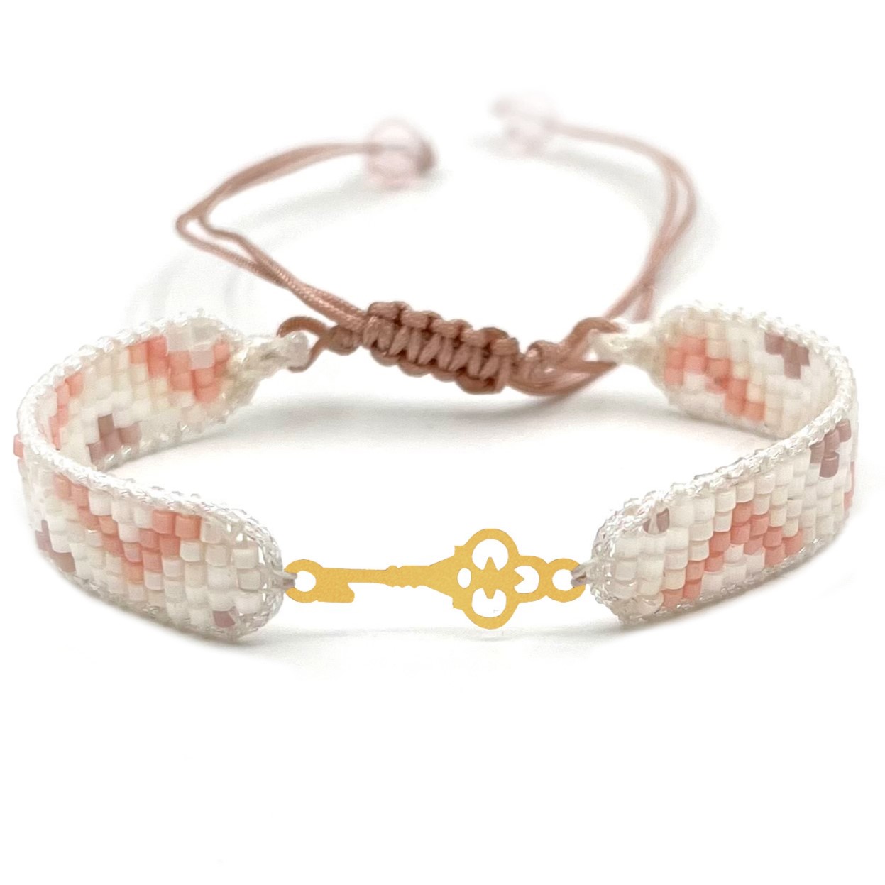 دستنبد طلا زنانه با پلاک طلا میوکی دیانا گالری کد08037