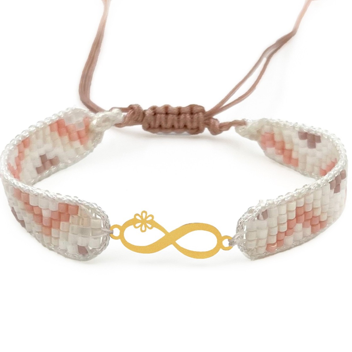 دستنبد طلا زنانه با پلاک طلا میوکی دیانا گالری کد08010