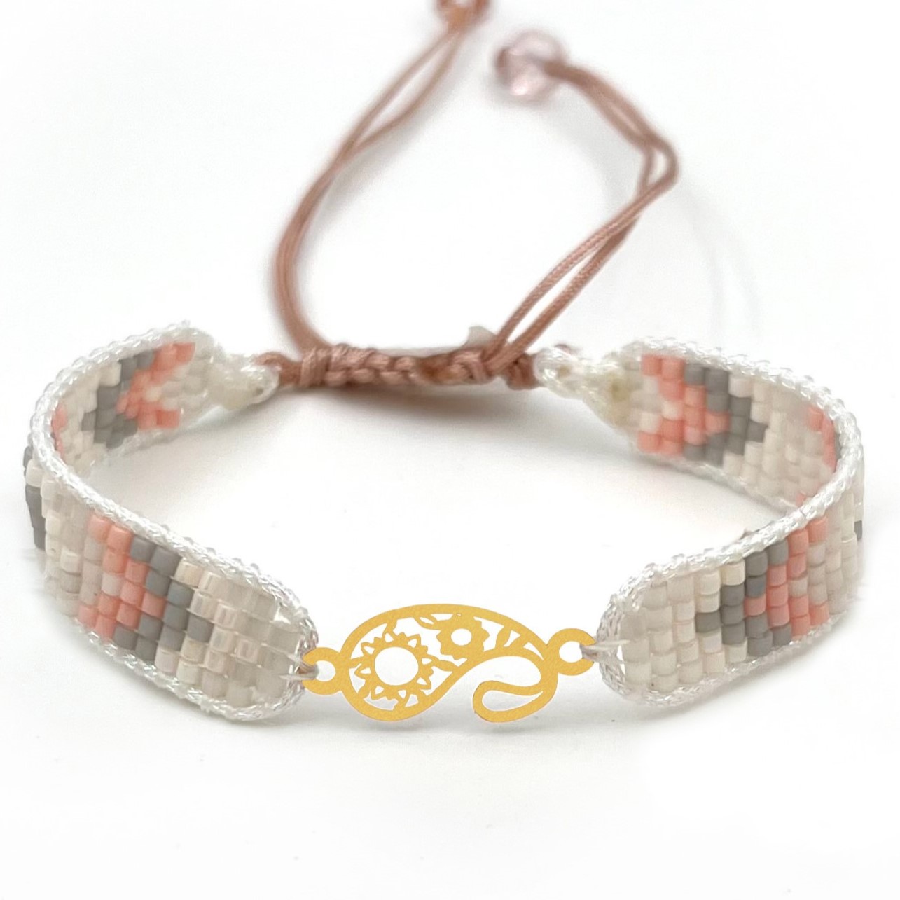 دستنبد طلا زنانه با پلاک طلا میوکی دیانا گالری کد06013