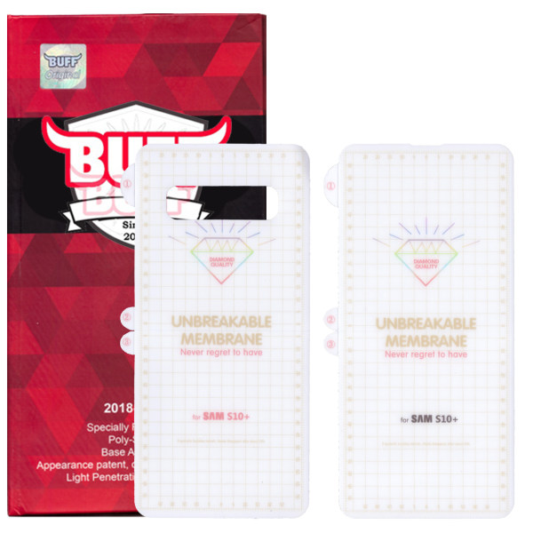 محافظ صفحه نمایش و پشت گوشی سامسونگ Galaxy S10 Plus بوف مدل Hg01