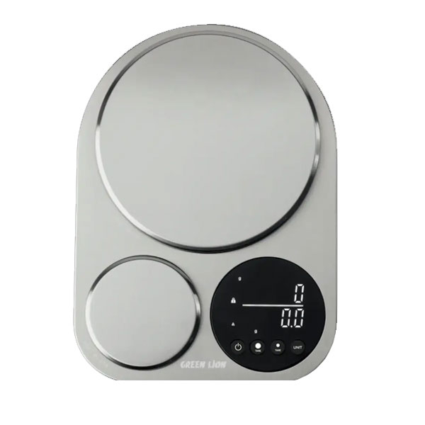 ترازو آشپزخانه دیجیتال گرین لاین مدل دوکاره حداکثر ظرفیت قابل اندازه‌گیری 5 کیلوگرم با دقت اندازه‌گیری 0.1 گرم