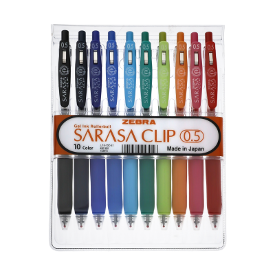 روان نویس زبرا مدل Sarasa Clip بسته 10 عددی