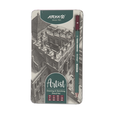 مداد طراحی آریا مدل Artist کد 001-3075 مجموعه 12 عددی