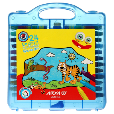 پاستل روغنی 24 رنگ آریا مدل 2031