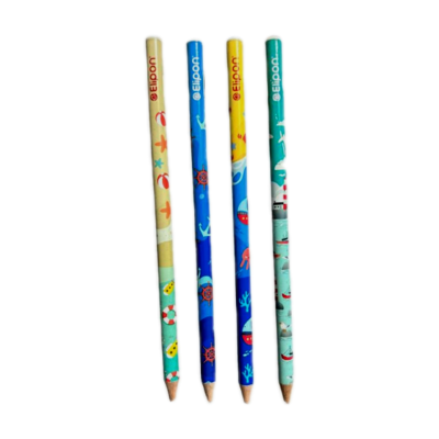 مداد مشکی الیپون مدل فانتزی دریایی بسته 4 عددی