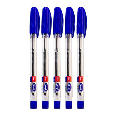 خودکار کیان قطر نوشتاری 1 میلی متر بسته 5 عددی            