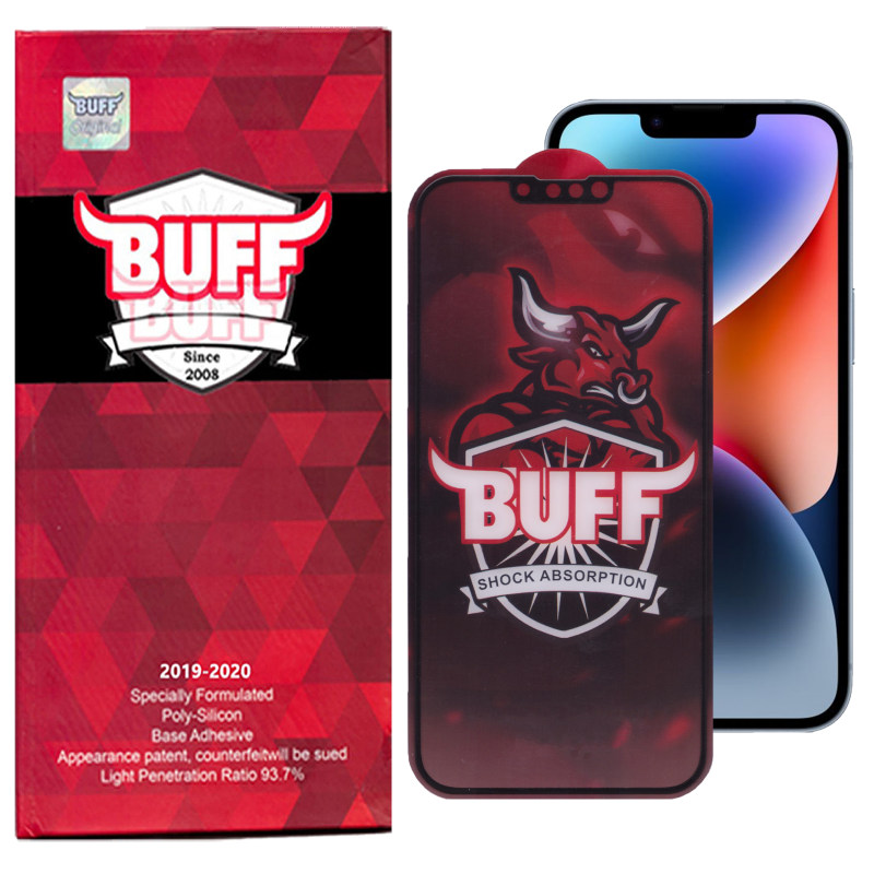 گلس گوشی اپل آیفون 13 پرو مکس / 14 پلاس بوف مدل Crystal Double