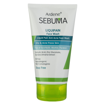 مایع شست و شو صورت آردن سبوما مدل Liquipain حجم 150 میلی لیتر