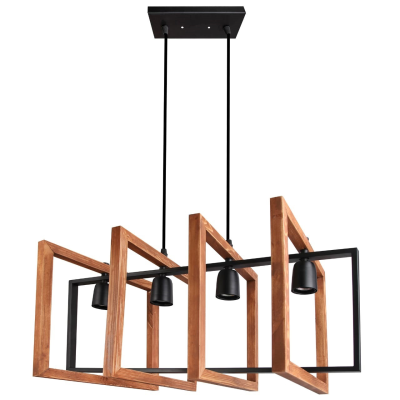 لوستر آویز چهار شعله چشمه نور کد A1338-4