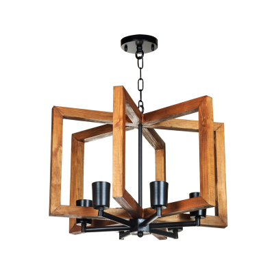 لوستر آویز 6 شعله چشمه نور کد 2236-6