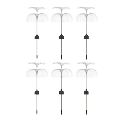 چراغ پارکی خورشیدی سولونیکس مدل قاصدک دو طبقه مجموعه 6 عددی