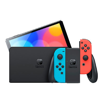 کنسول بازی نینتندو مدل Switch Neon Blue and Neon Red Joy-Con OLED-small-image
