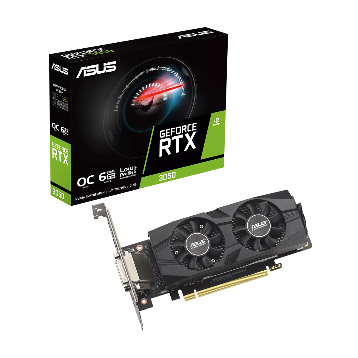 کارت گرافیک ایسوس مدل GeForce RTX 3050 LP BRK OC Edition 6GB GDDR6