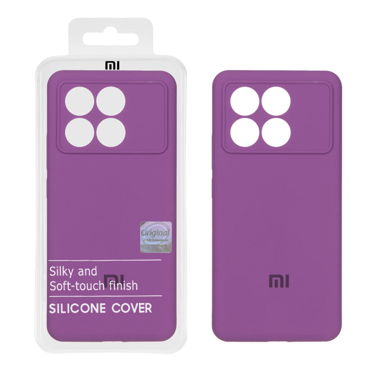 کاور گوشی شیائومی Poco X6 Pro 5G مستر کوالیتی مدل سیلیکونی پاک کنی-small-image