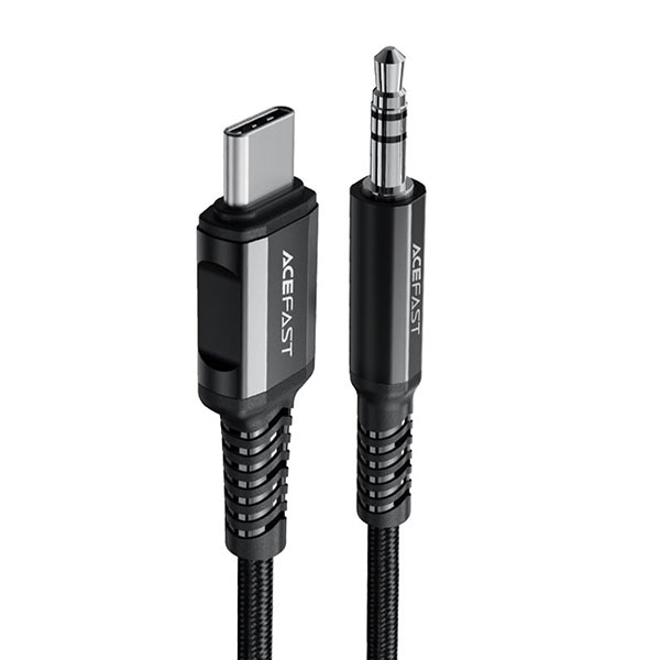 کابل تبدیل AUX به USB-C ایس فست مدل C1-08 طول 1.2 متر