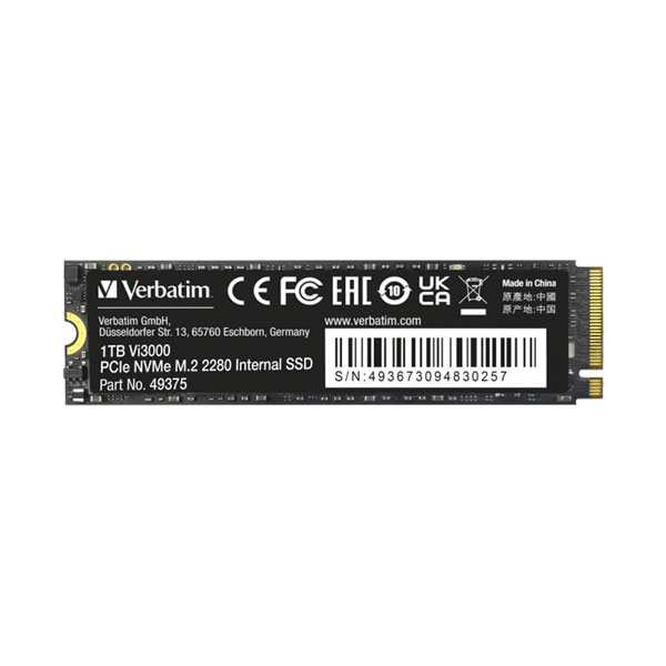 اس اس دی اینترنال PCIe Gen3 x4 ورباتیم مدل VI3000 ظرفیت 1 ترابایت