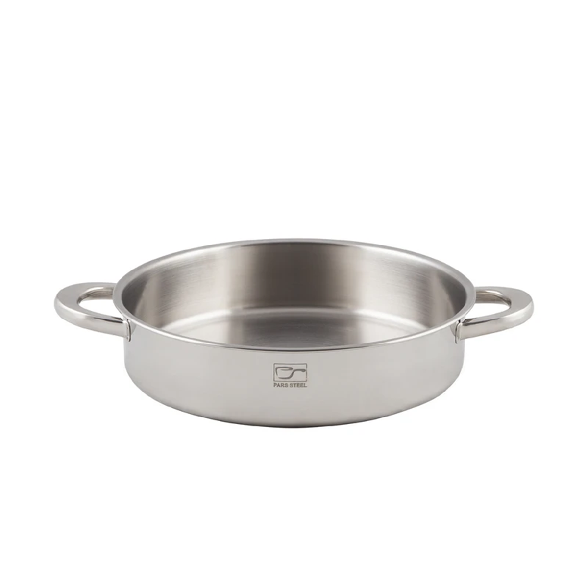 تابه استیل پارس استیل مدل 280 دسته فلزی کوتاه-small-image