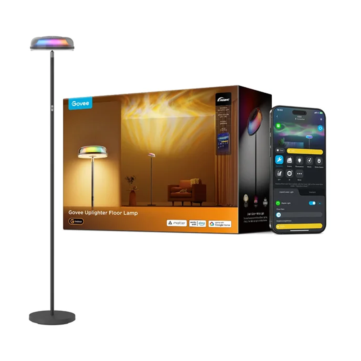 چراغ هوشمند گووی مدل H60B0 چراغ هوشمند گووی مدل H60B0-small-image