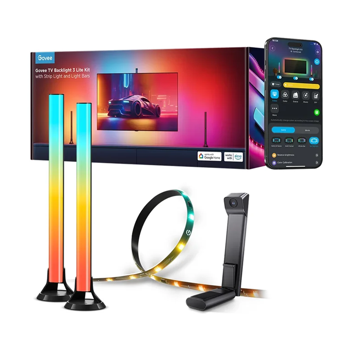 ریسه هوشمند تلویزیون 55 - 65 اینچ گووی مدل TV Backlight 3 Lite Kit H605A