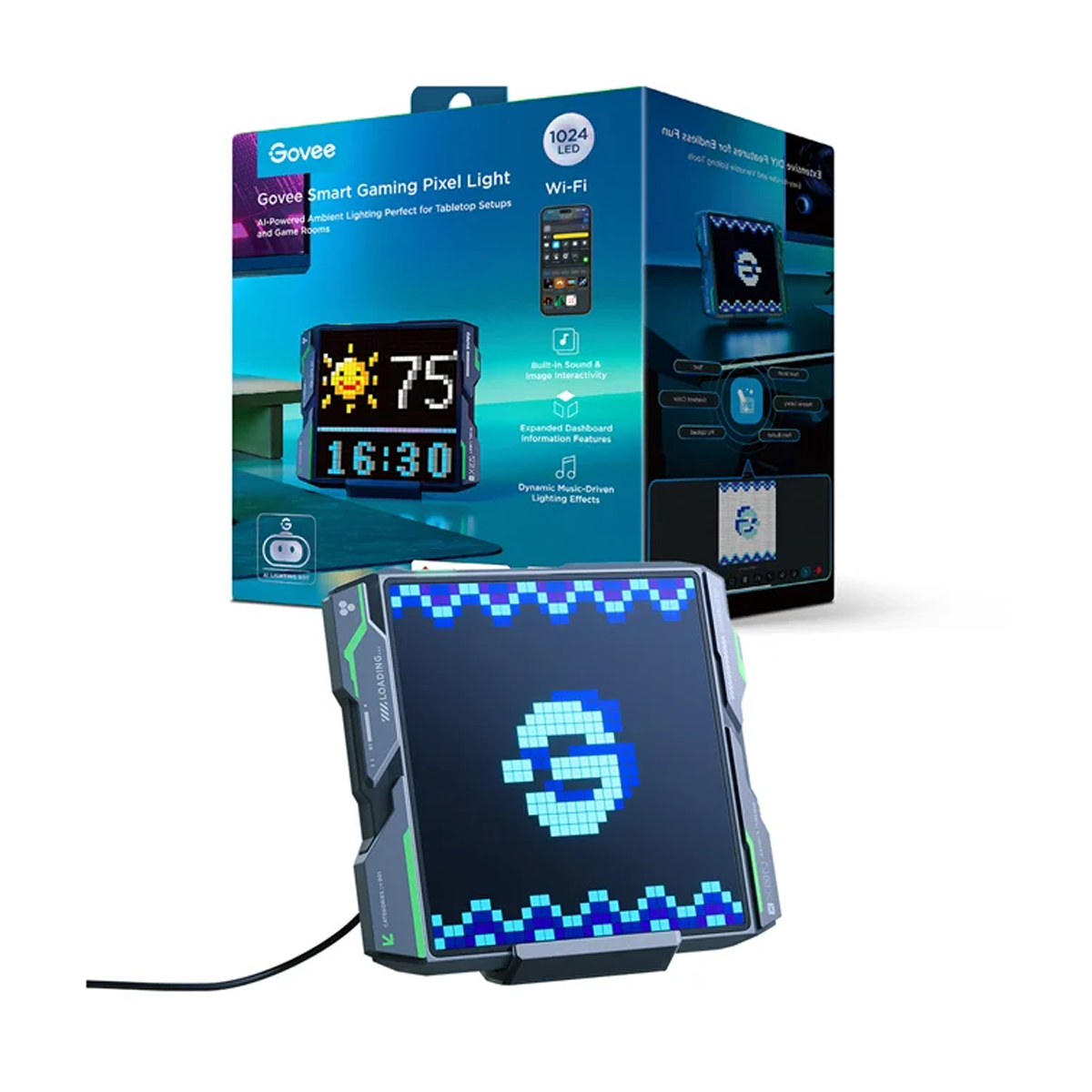 چراغ پیکسلی هوشمند گووی مدل Gaming Pixel Light H8630