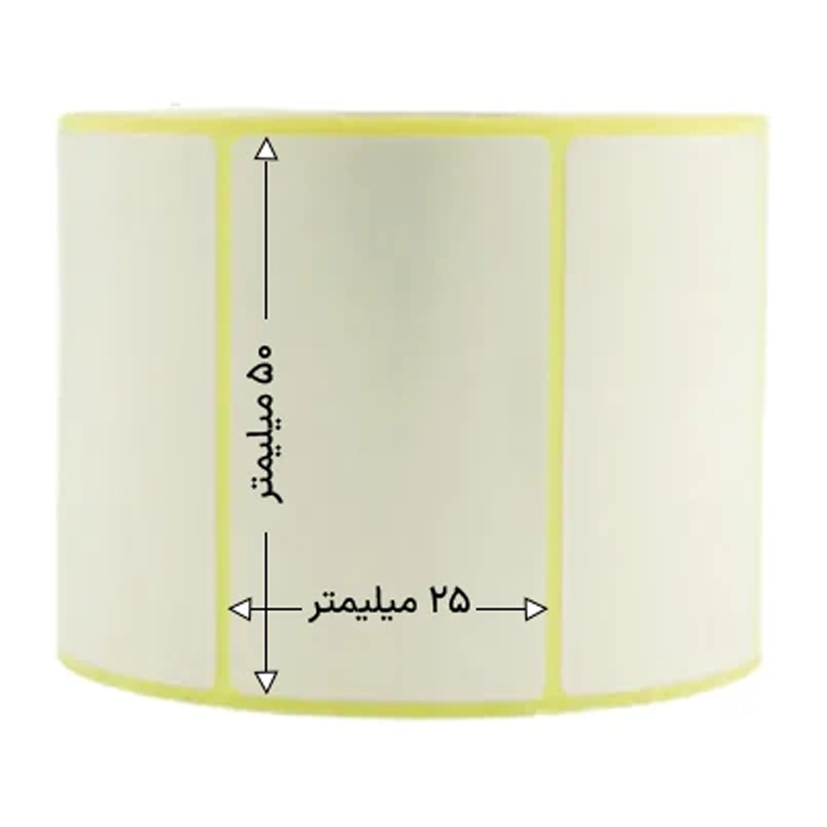 رول 2000 تایی لیبل حرارتی تک ردیفه 50x25-small-image