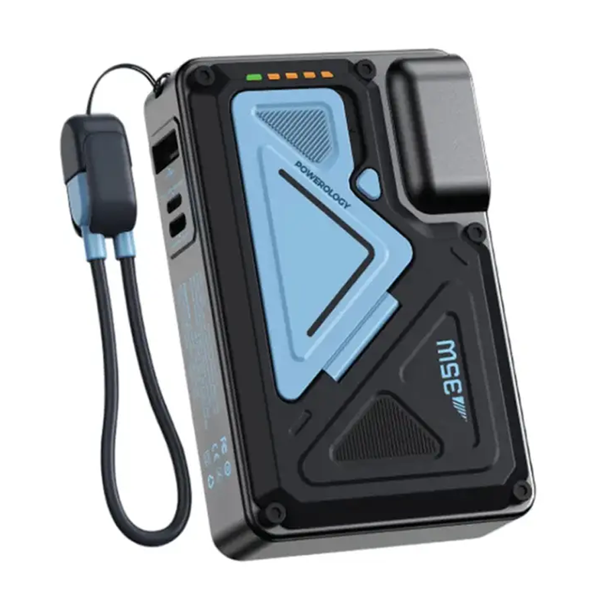 پاوربانک بی سیم پاورولوژی مدل PPBCHA80 ظرفیت 10000 میلی آمپر ساعت-small-image