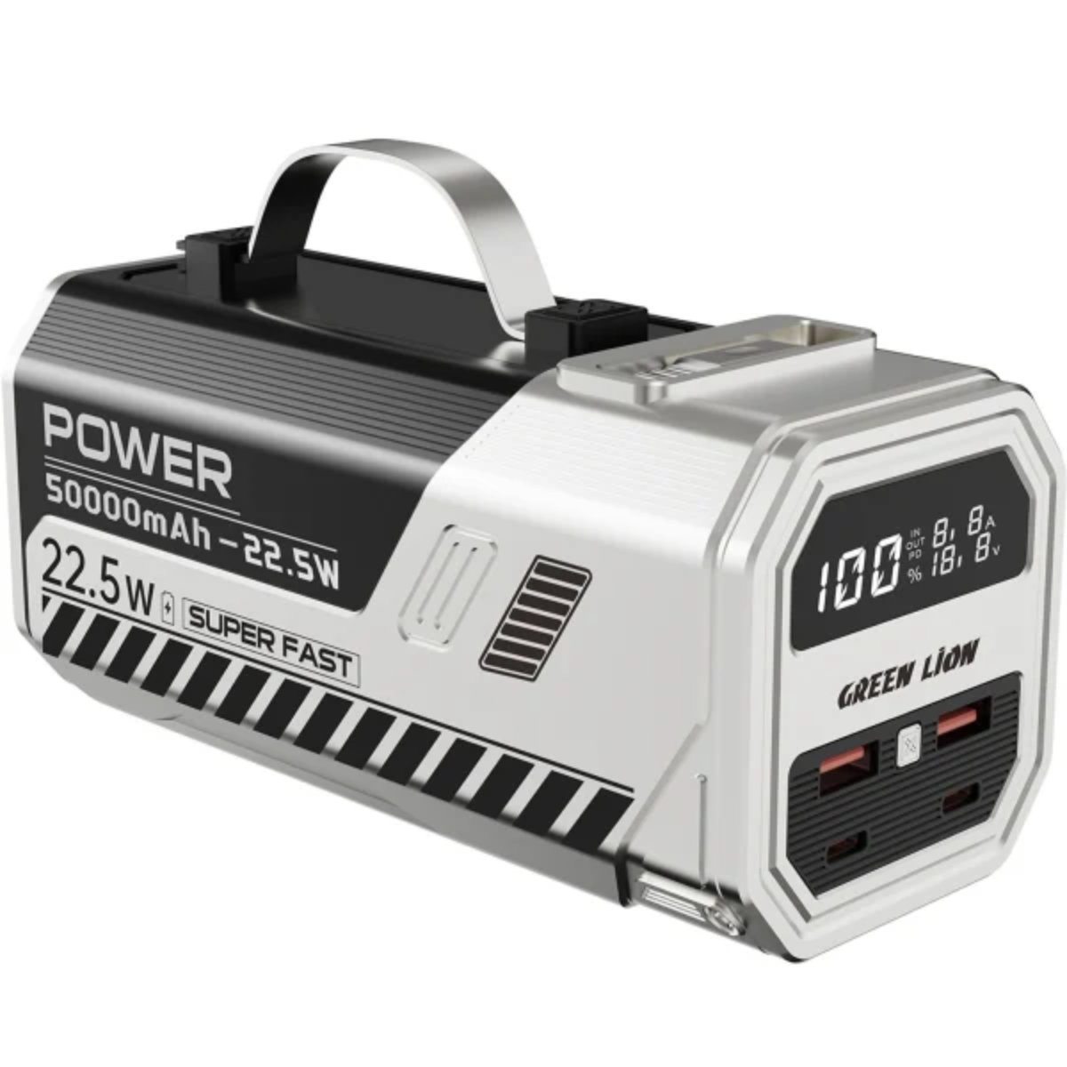 پاوربانک گرین لاین مدل Power Max GNPWM50PB2SL ظرفیت 50000 میلی آمپر ساعت-small-image