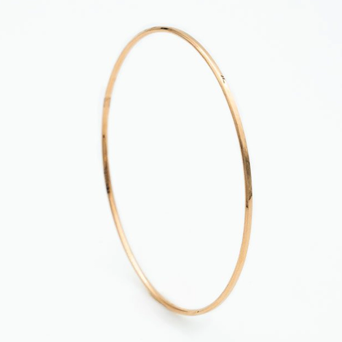 النگو طلا سایز 2 طرح آینه ای مدل باریک 2 میل-small-image