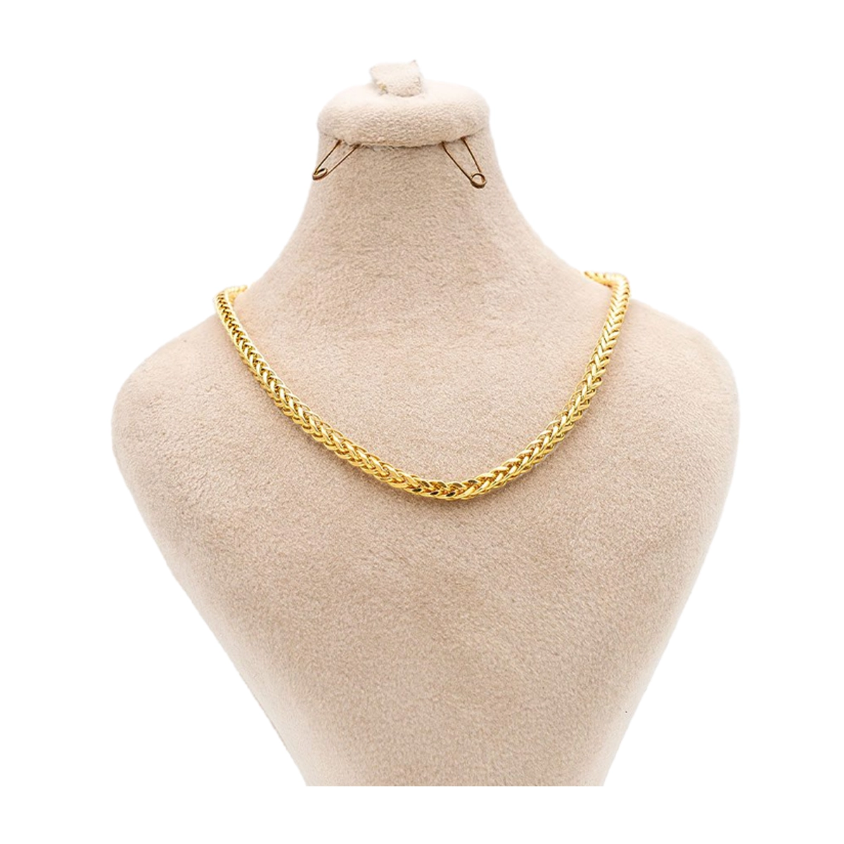 زنجیر طلا زنانه گالری طلا عرفان مدل میرو درشت طول 50 سانتی متر