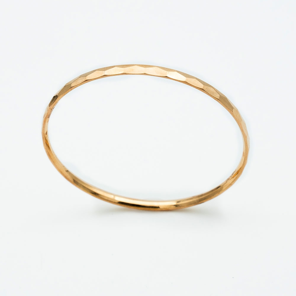 النگو طلا 18 عیار گالری طلا عرفان آینه ای  مدل تراش کد3201