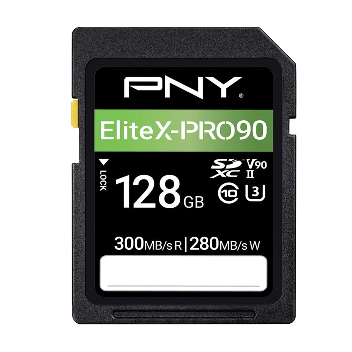 کارت حافظه SDXC پی ان وای مدل 4K ULTRA HD کلاس 10 استاندارد UHS-I U3 سرعت 100MBps ظرفیت 128 گیگابایت به همراه آداپتور SD