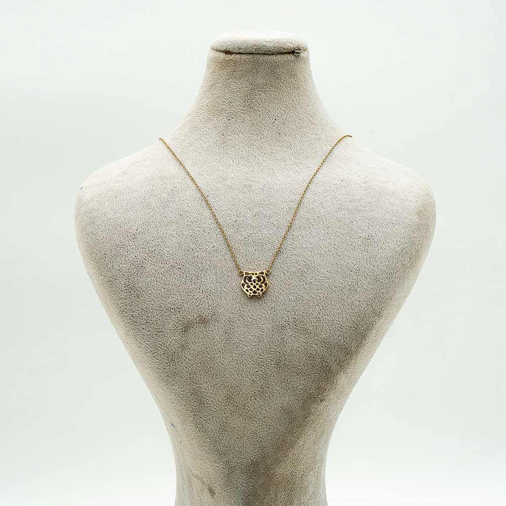 گردنبند طلا 18 عیار زنانه مدل مینیمال کد4650