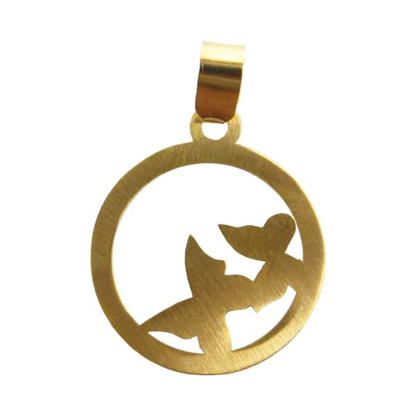 آویز گردنبند طلا 18 عیار شمیم گلد گالری مدل R190