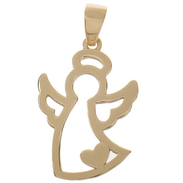 آویز گردنبند طلا 18 عیار شمیم گلد گالری مدل AB1091