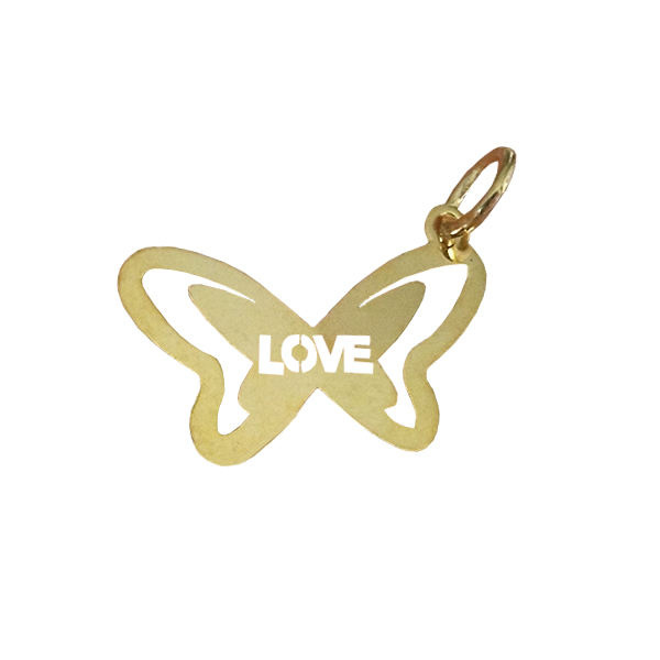 آویز گردنبند طلا 18 عیار شمیم گلد گالری مدل AN6002