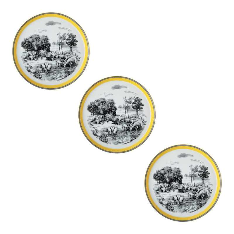 بشقاب غذاخوری زی مدل فرم اس 27 ویلیج درجه عالی بسته سه عددی بشقاب غذاخوری زی مدل فرم اس 27 ویلیج درجه عالی بسته سه عددی