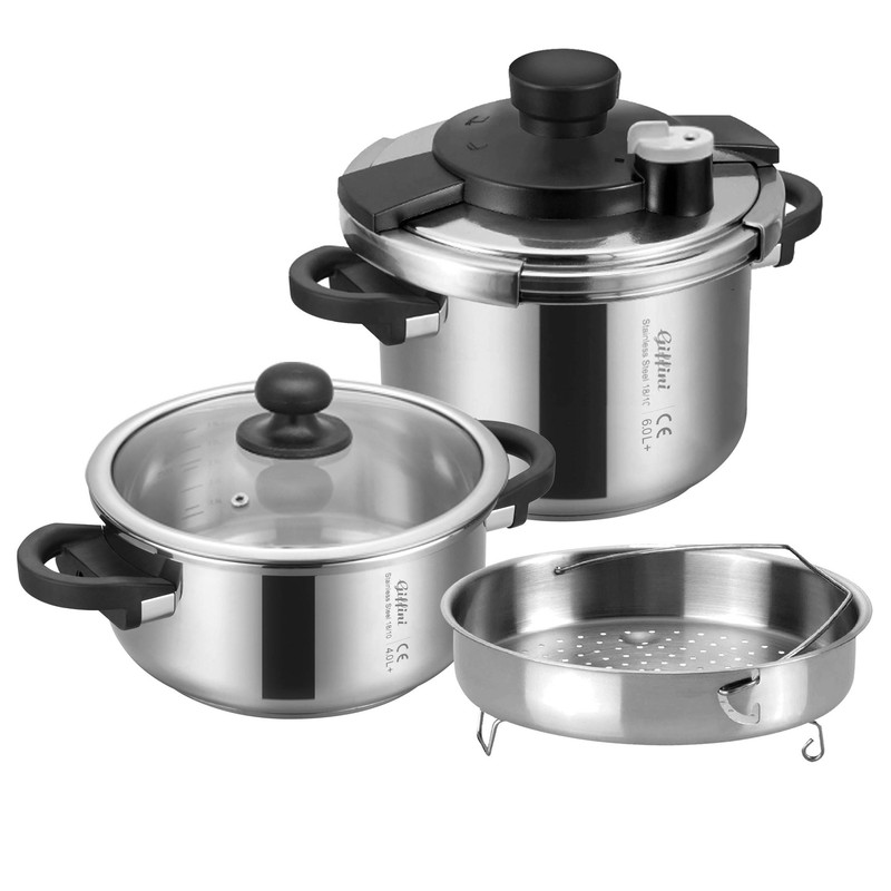 زودپز دوقلو جی فی نی مدل G-01PLUS گنجایش 6+4 لیتر